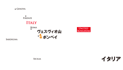 ポンペイの地図